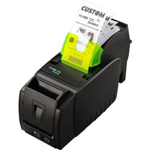 Custom KUBE II SCANNER Desktop Direct Thermal Printer - Monochrome - Slip Print - USB - Serial - 9.84 in/s Mono - 203 dpi 