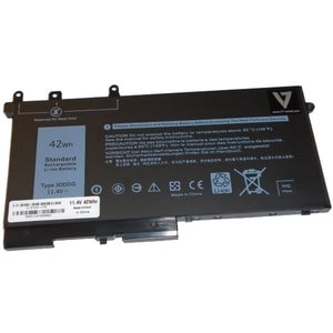 Batterie V7 D-3VC9Y-V7E - 3-cellule Lithium ion (Li-Ion) - Pour Ordinateur Portable - Batterie rechargeable - 11.4 V - 368