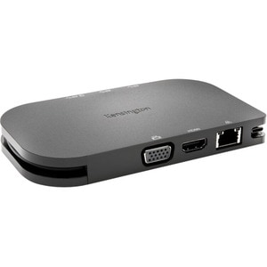 Kensington SD1610P Docking Station - for Monitor/Projector/Notebook/Tablet - 60 W - USB Type C - 3 x USB Ports - 2 x USB 3