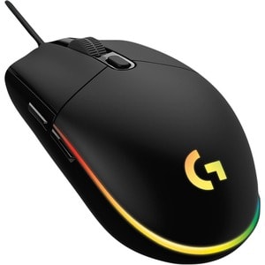 Logitech G203 Gaming-Maus - USB - Optisch - 6 Taste(n) - Schwarz - Kabel - 8000 dpi Auflösung - Scroll-Rad