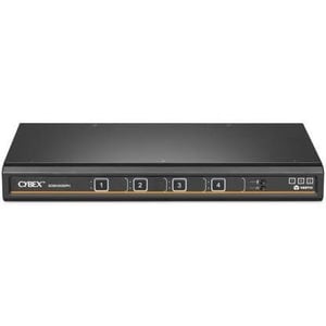 Vertiv Cybex Secure MultiViewer KVM Switch | 4 port | NIAP Approved | Dual AC - Secure Desktop KVM Switches | Secure KVM S