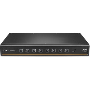 Vertiv Cybex Secure MultiViewer KVM Switch 8 port | NIAP Approved | Dual AC - Secure Desktop KVM Switches | Secure KVM Swi