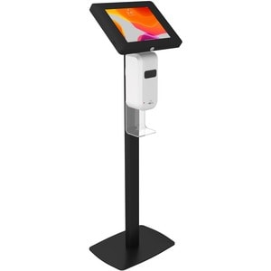 CTA Digital Thin Floor Stand, Dispenser & Security Enclosure - iPad 7-10 Gen & More - Up to 10.50" Screen Support - 45" He