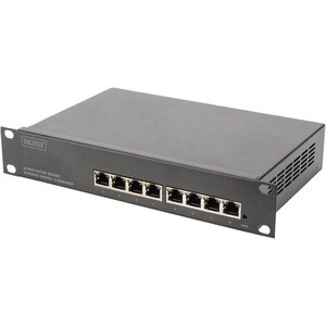 Digitus 8-Port Gigabit Switch, 10 Zoll, Managed. Switch-Typ: Managed, Switch-Ebene: L2+. Basic Switching RJ-45 Ethernet Po