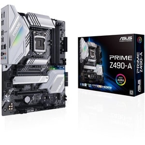 Asus Prime Z490-A Desktop Motherboard - Intel Z490 Chipset - Socket LGA-1200 - Intel Optane Memory Ready - ATX - 128 GB DD