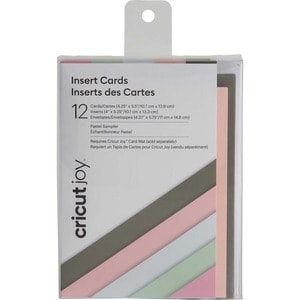 cricut Joy Insert Cards, Pastel Sampler - Greeting Card - 36 Piece(s) - Pastel - 2 Pack