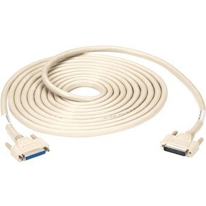 Black Box Serial Data Transfer Cable - 50 ft Serial Data Transfer Cable for Computer, Switch Box - First End: 1 x DB-25 RS