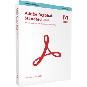 Adobe Acrobat 2020 Standard - Box Pack - 1 User - PDF Conversion/Editor - Universal English - PC - Windows Supported
