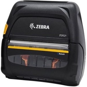 Zebra DT Printer ZQ521, media width 4.45''/113mm; English/Latin fonts, 802.11ac/Bluetooth 4.1, stnd battery, US/Canada cer