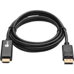 SIIG DisplayPort 1.2 To HDMI 6ft Cable 4K/30Hz - 6 ft DisplayPort/HDMI A/V Cable for Audio/Video Device, HDTV, PC, Monitor