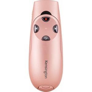 Kensington Presenter Expert Wireless with Red Laser - Rose Gold - Wireless - Radio Frequency - 2.40 GHz - Rose Gold - USB 