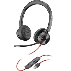 Plantronics Blackwire BW8225-M Wired Over-the-head Stereo Headset - Binaural - Supra-aural - 32 Ohm - 20 Hz to 20 kHz - 22