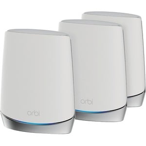 Netgear Orbi RBK753 Wi-Fi 6 IEEE 802.11ax Ethernet Wireless Router - 2.40 GHz ISM Band - 5 GHz UNII Band - 525 MB/s Wirele