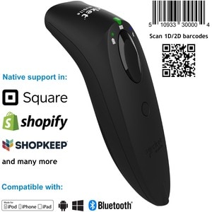 Handheld Scanner de code à barre Socket Mobile SocketScan S740 - Noir - Sans fil Connectivité - 495,30 mm Distance de lect