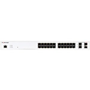 Fortinet FortiSwitch 124E-PoE Ethernet Switch - 24 Ports - Manageable - Gigabit Ethernet - 1000Base-T, 1000Base-X - 2 Laye