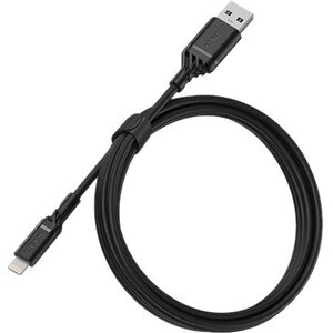 OtterBox 1 m Lightning/USB Data Transfer Cable - First End: USB Type A - Second End: Lightning - Black