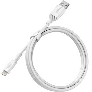 OtterBox 1 m Lightning/USB Data Transfer Cable - First End: USB Type A - Second End: 1 x Lightning - Male - Cloud Dream White