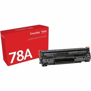 Everyday ™ Black Toner by compatible with HP 78A (CE278A), Standard capacity. Black toner page yield: 2100 pages, Printing