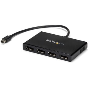 StarTech.com Signal Splitter - Plastic - 30 Hz to 60 Hz - 3840 × 2160 - DisplayPort