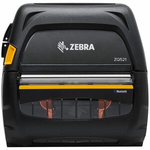 Zebra Intl Mobile-Ft Zebra ZQ521 Single Sided Mobile, Transportation & Logistic, Manufacturing, Warehouse, Government, Retail, Hospitality Direct Thermal Printer - Monochrome - Portable - Label/Receipt Print - Bluetooth 4.1 - IEEE 802.11ac Wireless LAN - Near Field Communication (NFC) - RFID - LCD Display Screen - 39" Print Length x 4" Print Width - 5 in/s Mono - 203 dpi - 4.45" Label Width - CPCL, ZPL, XML Emulation - For Android, iOS, PC