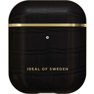 iDeal Of Sweden Carrying Case Apple AirPods - JET BLACK CROCO