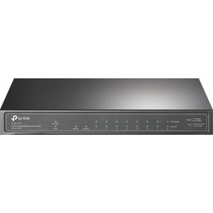 TP-Link TL-SG1210P 10 Ports Ethernet Switch - 2 Layer Supported - Modular - 1 SFP Slots - 7.11 W Power Consumption - 63 W 