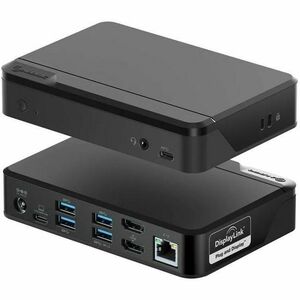 Alogic Universal Twin HD USB-C Docking Station - for Notebook - USB Type C - 2 Displays Supported - Full HD - 1920 x 1080 