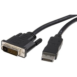 StarTech.com 10-Pack 6ft DisplayPort to DVI Cable - 1080p DisplayPort 1.2 to DVI-D Video Adapter Cable - Passive DP++ to D