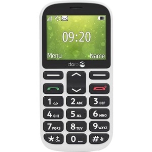 Doro 1362 Feature Phone - 6.1 cm (2.4") 320 x 240 - 8 MB RAM - 2G - White - Bar - 2 SIM Support - SIM-free - Rear Camera: 