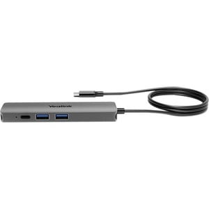 BYOD cable hub with 1.5m USB-Cable USB-A to USB-C adapter. Power adapter with 1m USB-C cable Support to charging the conne