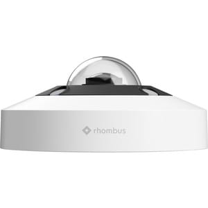 Rhombus Panoramic R360 12 Megapixel Indoor/Outdoor Full HD Network Camera - Fisheye - TAA Compliant - 16 ft (4.88 m) Infra