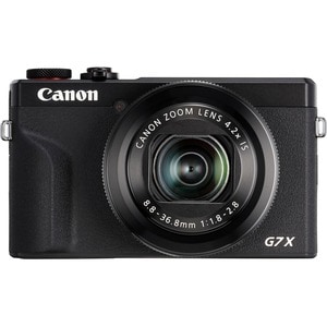 Canon PowerShot G7 X Mark III 20.1 Megapixel Compact Camera - Black - 1" CMOS Sensor - Autofocus - 7.6 cm (3") Touchscreen