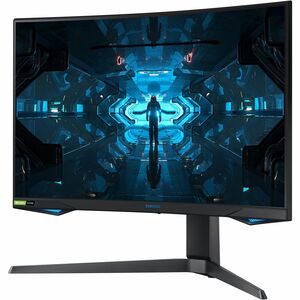 Samsung Odyssey G7 C27G75TQSN 27" Class WQHD Curved Screen LED Monitor - 16:9 - Black - 26.9" Viewable - Vertical Alignmen