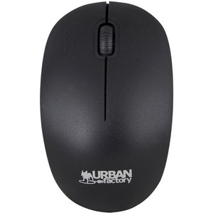 Urban Factory Free, Ambidextrous, Optical, RF Wireless, 1000 DPI, Black