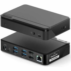 Universal Dock dual Display docking station HD monitors USB-C and USB-A devices 85W Power Delivery PD