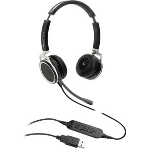 Grandstream GUV3005 Headset - Stereo - USB Type A - Wired - 32 Ohm - 20 Hz to 20 kHz - Over-the-head - Binaural - Supra-au