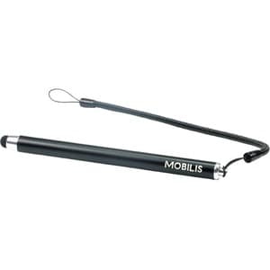 MOBILIS Stylus - 10 - Capacitive Touchscreen Type Supported - Metal - Matte Black - Smartphone, Tablet Device Supported