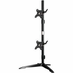 Amer Mounts Dual Monitor Stand Vertical Mount Max 32" Display - Up to 32" Screen Support - 17.64 lb Load Capacity - 38.10"