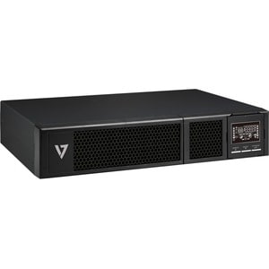 V7 UPS2URM1500DC-NC Double Conversion Online UPS - 1,50 kVA/1,50 kW - 2U Rackmontage - AVR - 3 Stunde(n) Recharge - 2,60 M