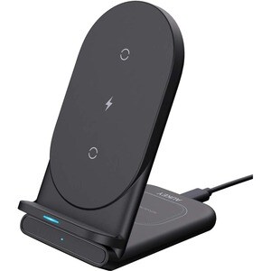 AUKEY Aircore 2-in-1 Wireless Charging Stand - 5 V AC, 9 V AC Input - 9 V DC, 12 V DC Output - Input connectors: USB