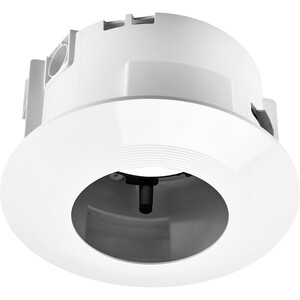 Wisenet SHP-1680FW Flush Mount Kit for Network Camera - White - Polycarbonate