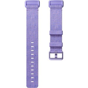 Fitbit Adjustable Smartwatch Band - Large (L) - Periwinkle - Woven, Polyester, Aluminium