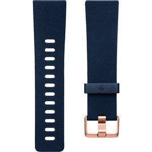 Fitbit Classic Adjustable Smartwatch Band - Large (L) - Buckle Attachment - Midnight Blue - Elastomer, Aluminium