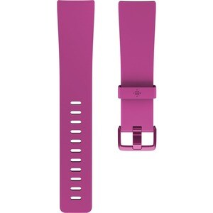 Fitbit Classic Adjustable Smartwatch Band - Small (S) - Mulberry - Elastomer, Aluminium