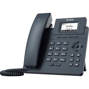 Yealink SIP-T30P IP Phone - Corded - Corded - Wall Mountable - Classic Gray - VoIP - 2 x Network (RJ-45) - PoE Ports