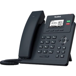 Yealink T31G IP Phone - Corded - Corded - Wall Mountable - Classic Gray - 2 x Total Line - VoIP LCD - 2 x Network (RJ-45) 