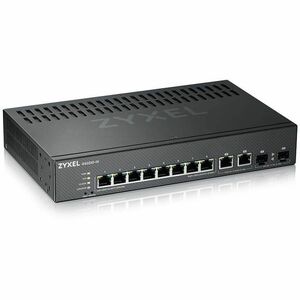 ZYXEL GS2220-10 8-Port Gigabit L2+ Managed and Nebula Pro Cloud Managed Switch with 2 SFP Uplinks - 8 Ports - Gigabit Ethe