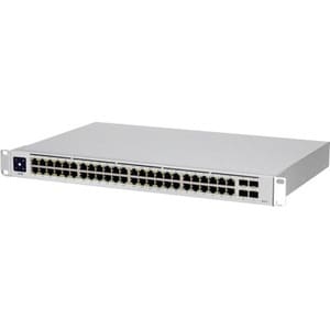 Ubiquiti UniFi USW-48-PoE Ethernet Switch - 48 Ports - Manageable - 2 Layer Supported - Modular - 4 SFP Slots - 45 W Power