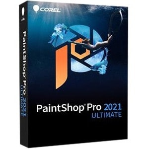 Corel PaintShop Pro 2021 Ultimate - Box Pack - 1 User - Mini Box Packing - Image Editing - French, English - PC - Windows 