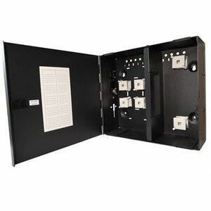 Ortronics Q-Series Mounting Enclosure - Black - Steel